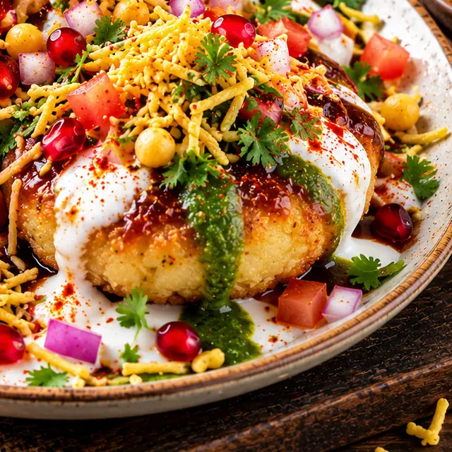Dahi Tikki Chaat