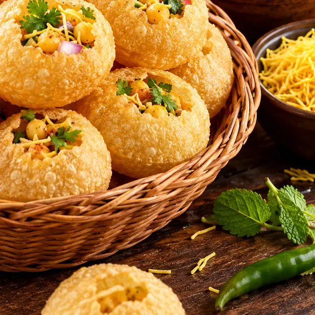 Spicy Tamatar Pani Puri