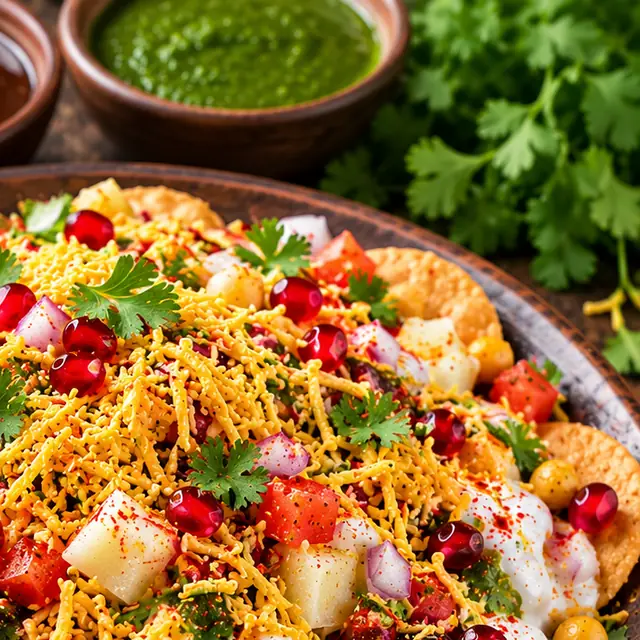 Teekhi Papdi Chaat